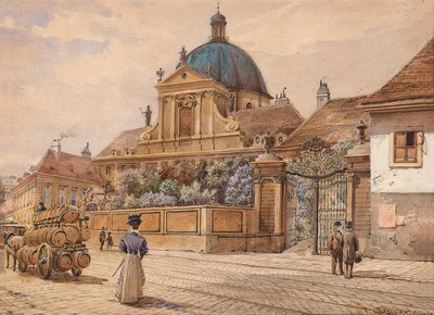 Vienna, The Salesian Church on Rennweg by Carl Wenzel Zajicek